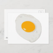 Sonnige Seite aufgeblähtes Ei Postkarte (Vorne/Hinten)