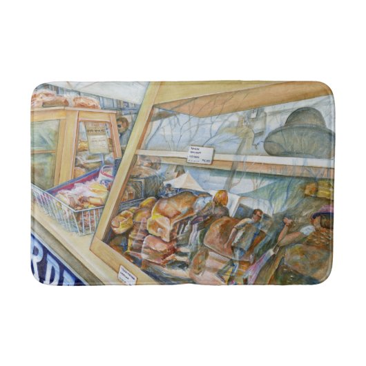 Sonnige Seite der Wahnsinn Badematte (Vorderseite)