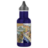 Sonnige Seite der Wahnsinn Edelstahlflasche (Links)