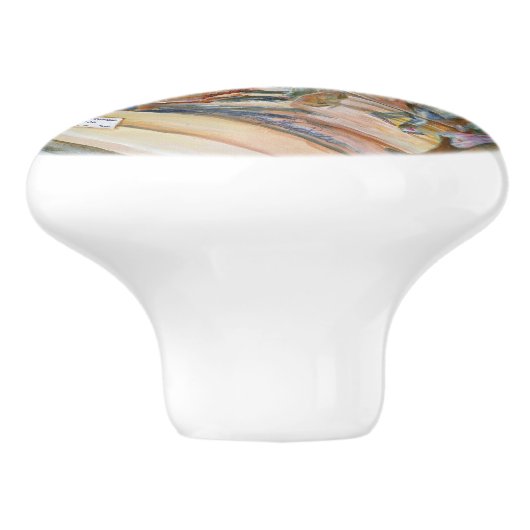 Sonnige Seite der Wahnsinn Keramikknauf (Seitenansicht)