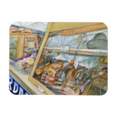 Sonnige Seite der Wahnsinn Magnet (Horizontal)