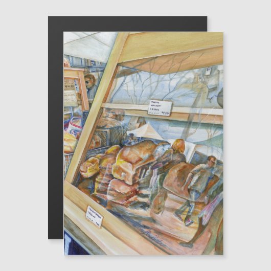 Sonnige Seite der Wahnsinn Magnetkarte (Vorne/Hinten)