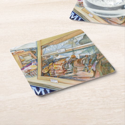 Sonnige Seite der Wahnsinn Rechteckiger Pappuntersetzer (angewinkelt)