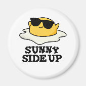 Sonnige Seite oben Funny Fried Egg Pub Magnet (Vorne)