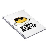 Sonnige Seite oben Funny Fried Egg Pub Notizblock (Rechte Seite)