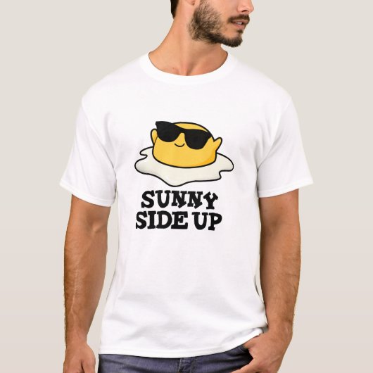 Sonnige Seite oben Funny Fried Egg Pub T-Shirt (Vorderseite)