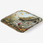 Sonnige Seite Papierplatte Pappteller (Gewinkelt)