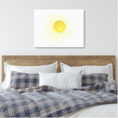 Sonnige Seitenstraße Vector Egg Leinwanddruck (Insitu (Schlafzimmer))