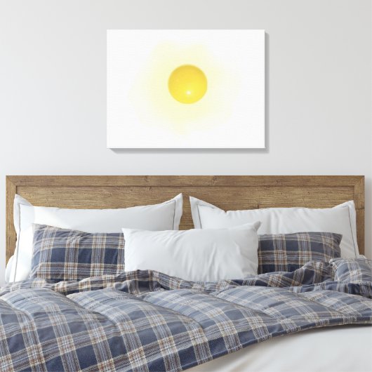 Sonnige Seitenstraße Vector Egg Leinwanddruck (Insitu (Schlafzimmer))