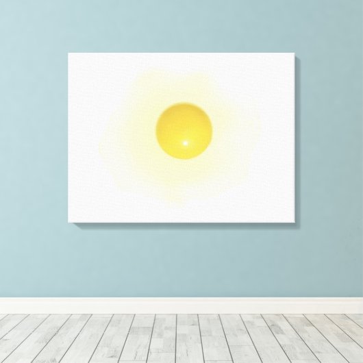 Sonnige Seitenstraße Vector Egg Leinwanddruck (Insitu (Holzboden))