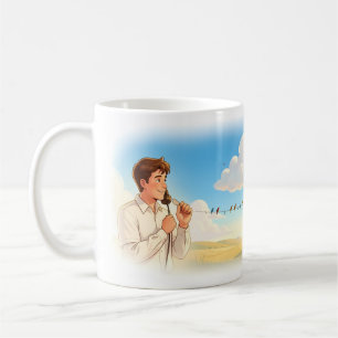 Sonnige Serenade Junge Liebe Traumlandschaft Tasse