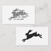 Sonnige Silhouette - Hintergrundfarbe auswählen Visitenkarte (Vorne/Hinten)