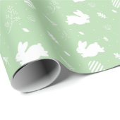 Sonnige Silhouetten - Osterwoche Geschenkpapier (Rolleneckpunkt)