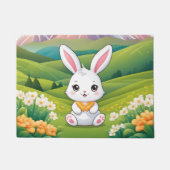 Sonnige Sitzung auf dem Feld Iillustra Fußmatte (Vorderseite)