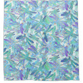 Sonnige Sommerdrachenfliegen Duschvorhang (Vorderseite)