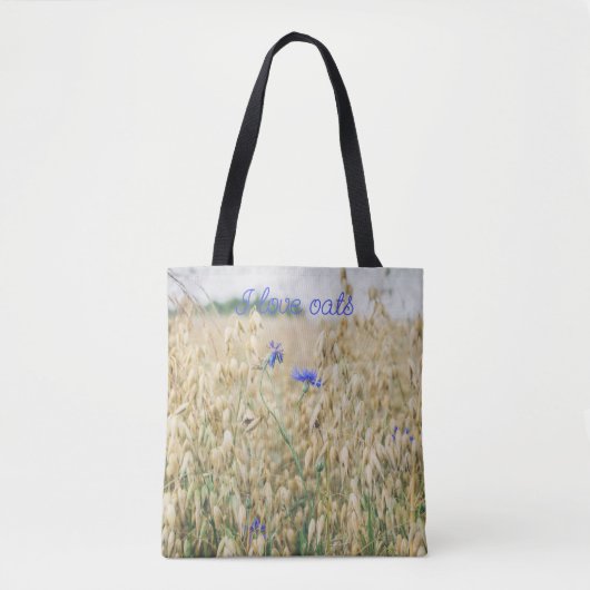 Sonnige Sommerfelder Tasche (Vorderseite)
