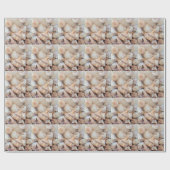 Sonnige Sommerhäuser, Muscheln Beach Liebe Geschenkpapier (Flach)