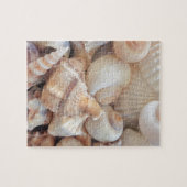 Sonnige Sommerhäuser, Muscheln Beach Liebe Puzzle (Horizontal)