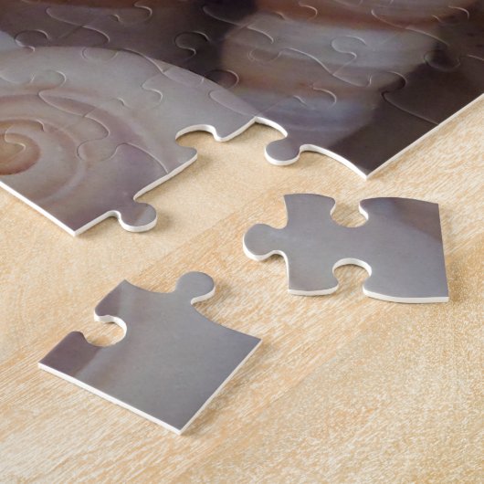 Sonnige Sommerhäuser, Sea Muschel Beach Liebe Puzzle (Seite)