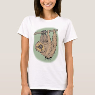 Sonnige Sonne, die sich im Baum nach oben bewegt T-Shirt