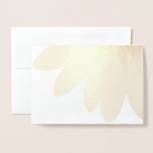 Sonnige Sonnenblume Denken Sie an Ihre Foil Card