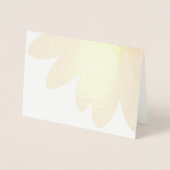 Sonnige Sonnenblume Denken Sie an Ihre Foil Card Folienkarte (Vorderseite)