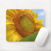 Sonnige Sonnenblume Mousepad (Mit Mouse)