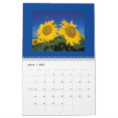 Sonnige Sonnenblumen Blumenkalender Kalender (Mär 2027)