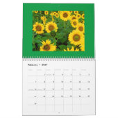 Sonnige Sonnenblumen Blumenkalender Kalender (Feb 2027)
