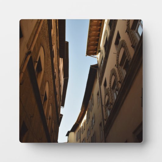 Sonnige Straße Fotoplatte (Vorderseite)