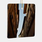 Sonnige Straße Keramikornament (Rechts)