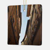 Sonnige Straße Keramikornament (Links)
