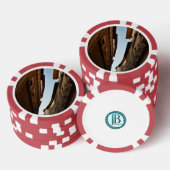 Sonnige Straße Pokerchips (Stapel)