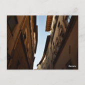 Sonnige Straße Postkarte (Rückseite)