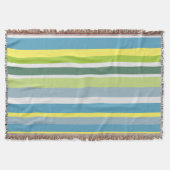 Sonnige Streifen Decke (Vorderseite)