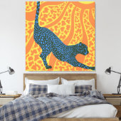 Sonnige Streifen Leinwanddruck (Insitu (Schlafzimmer))