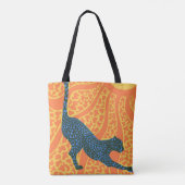 Sonnige Streifen Tasche (Rückseite)