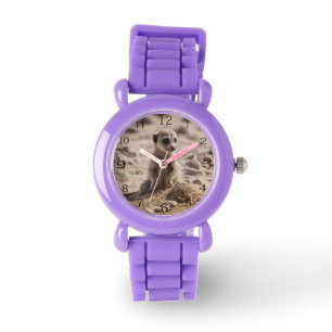 "Sonnige Tage: Baby-Erdmännchens Abenteuer am Stra Armbanduhr