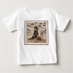 "Sonnige Tage: Baby Meerkat's Beach Adventure" T-shirt