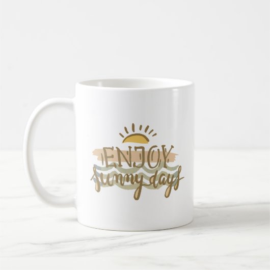 sonnige Tage Kaffeetasse (Links)