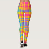 Sonnige Tage Karierte Leggings (Rückseite)