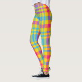 Sonnige Tage Karierte Leggings (Links)