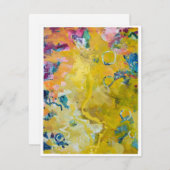 Sonnige Tage Kunst-Karten Dankeskarte (Vorne/Hinten)