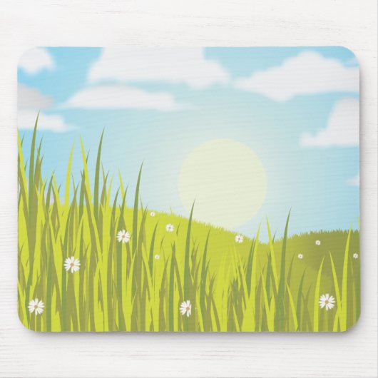 Sonnige Tage Mousepad (Vorne)
