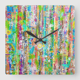 Sonnige Tage Wall Uhr