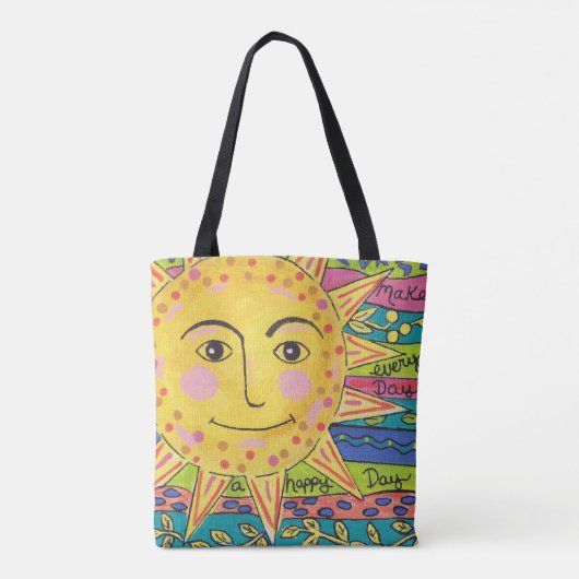 Sonnige Tasche (Rückseite)