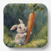 Sonnige Träume: Whimsical Paper Plate Pappteller (Vorderseite)