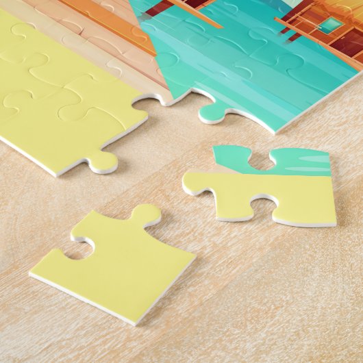 Sonnige tropische Küste Puzzle (Seite)