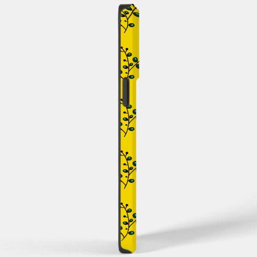 Sonnige Twigs, ein sommerlich nahtloses Muster Case-Mate iPhone Hülle (Rückseite / Rechts)