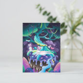 Sonnige und märchenhafte Postkarte (Stehend Vorderseite)